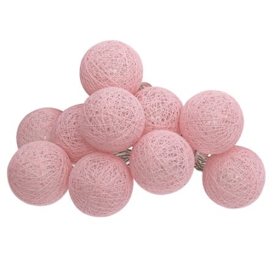 Guirnalda decorativa con 10 Luces Led Rosa