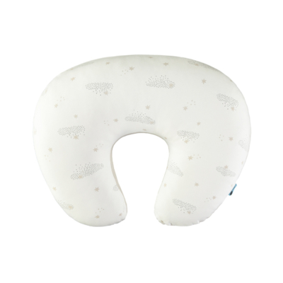 Cojín de lactancia pequeño Starry night blanco