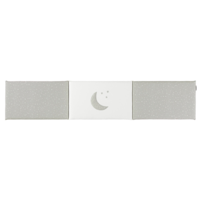 Protector para cuna  de 70cm. Cosmos gris