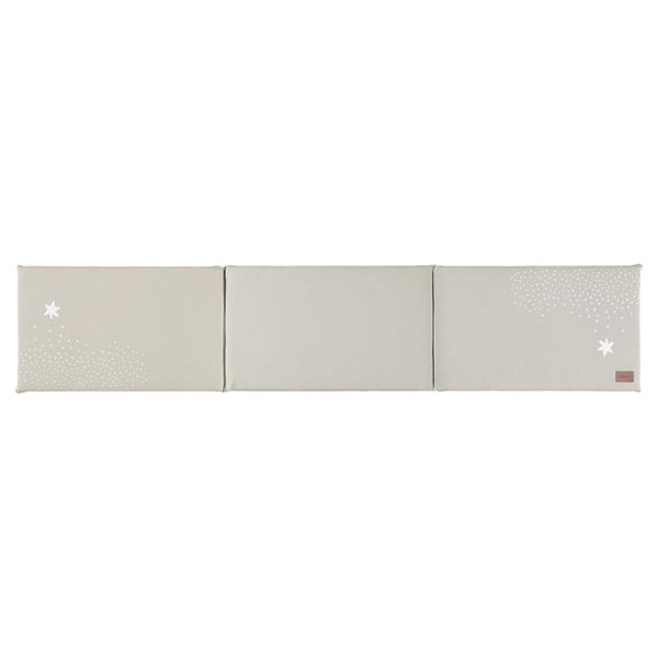 Protector-Starry---babyclic Protector para cuna de 60cm. Starry night blanco - Imagen 1