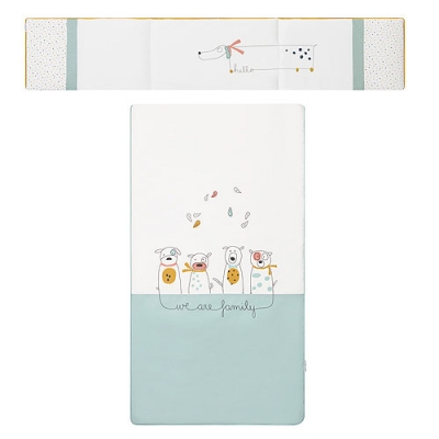 Colcha con protector para cuna de 70x140 cm Family