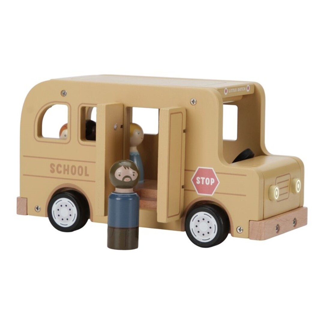 ld8023 1 Bus escolar con muñecos - Imagen 1