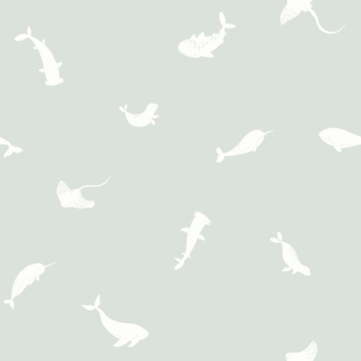 Papel pintado Érase una vez Poetic Sea Bleu doux