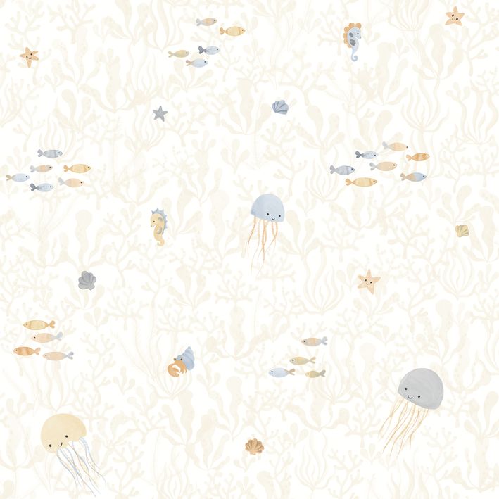 CASADECO_200811616 Papel pintado Érase una vez On the Sea Naturel - Imagen 1