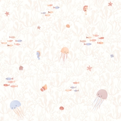 Papel pintado Érase una vez On the Sea Rose blush