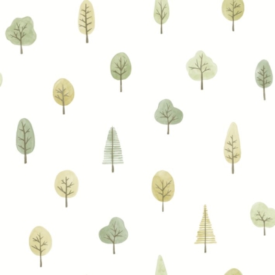 Papel pintado Érase una vez In the park Vert feuille