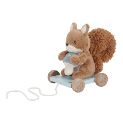 Arrastrable ardilla peluche