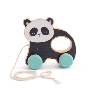 Juguete de arrastre Panda