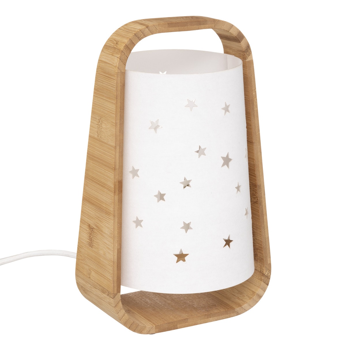 04W050668A Lámpara infantil estrellas bambú - Imagen 1
