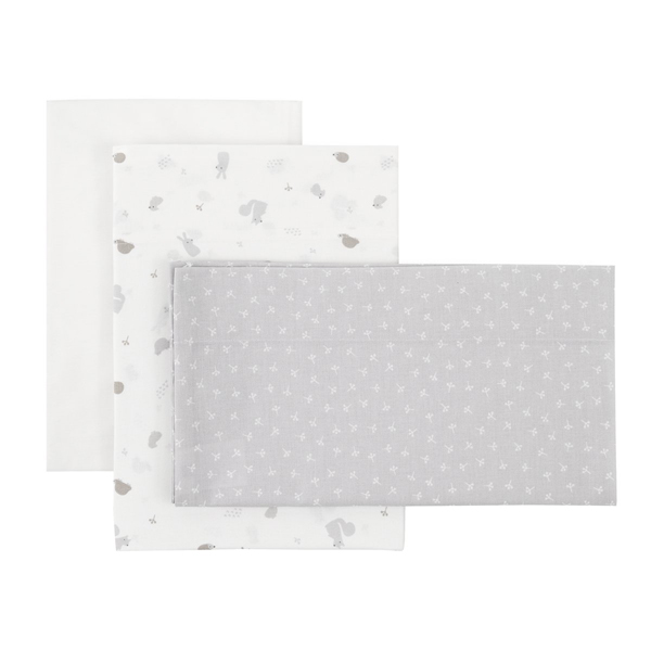 54476 Juego de sábanas para minicuna Ardi gris - Imagen 1