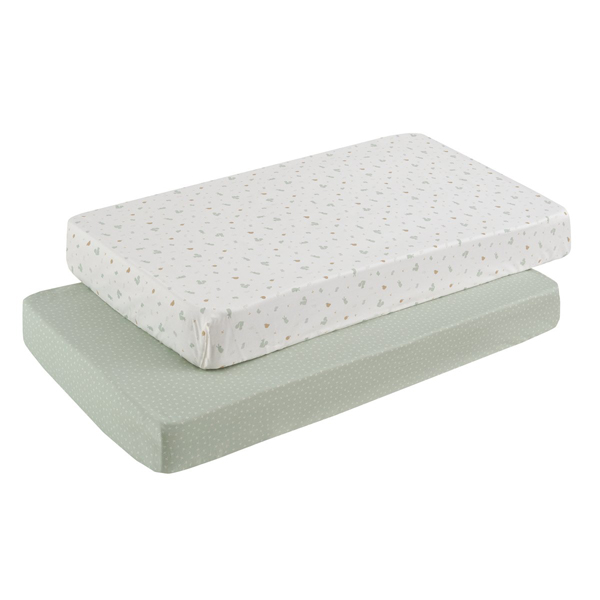 54510 Pack de 2 bajeras para cuna Ardi verde - Imagen 1