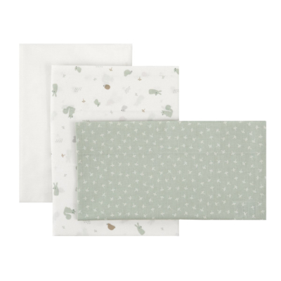 Juego de sábanas para cuna de 60 Ardi verde
