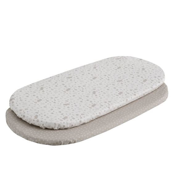 54547 Pack de 2 bajeras para capazo Abete beige - Imagen 1