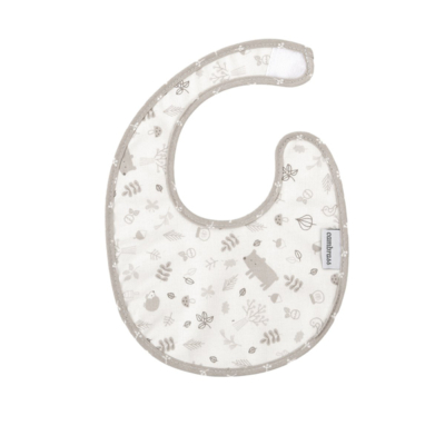 Babero redondo Abete beige
