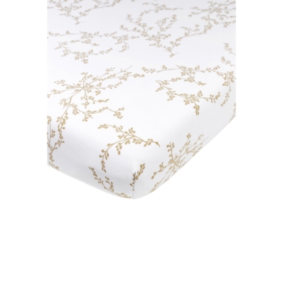 Sábana bajera ajustable cuna 60x120cm Branche Sand