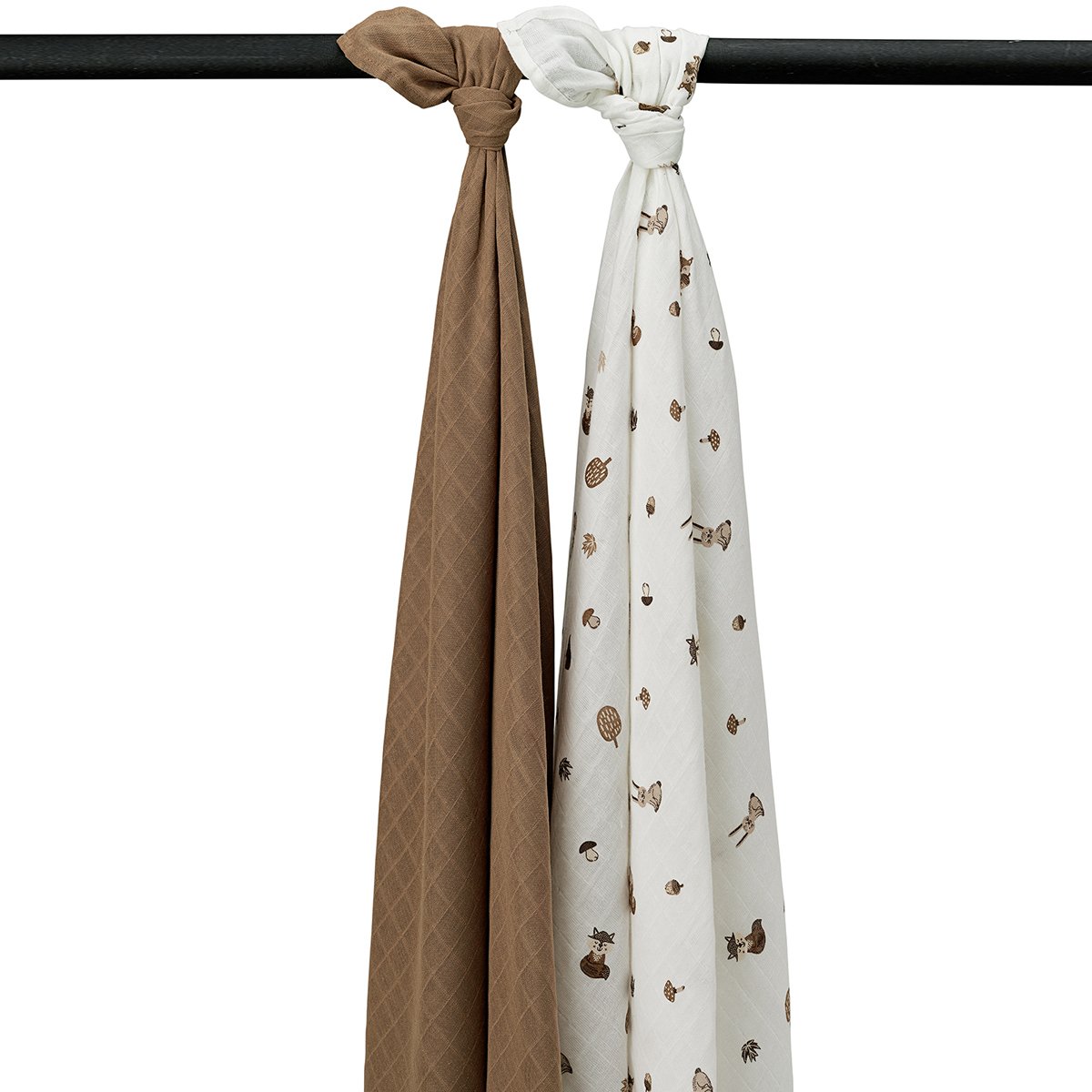 54745.jpg Pack de 2 muselinas 120x120cm Forest Animal Tofee - Imagen 1