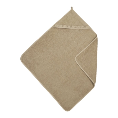 Capa de baño con volante 80x80cm Terry Taupe