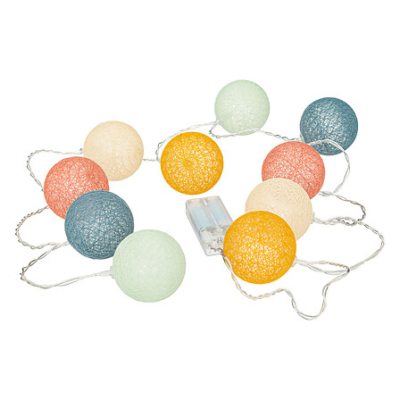 Guirnalda decorativa con 10 Luces Led Multicolor