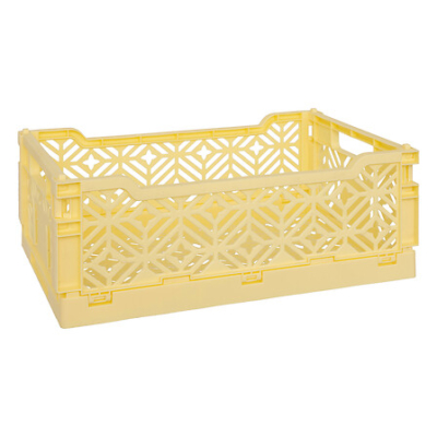 Caja plegable grande 40cm amarilla