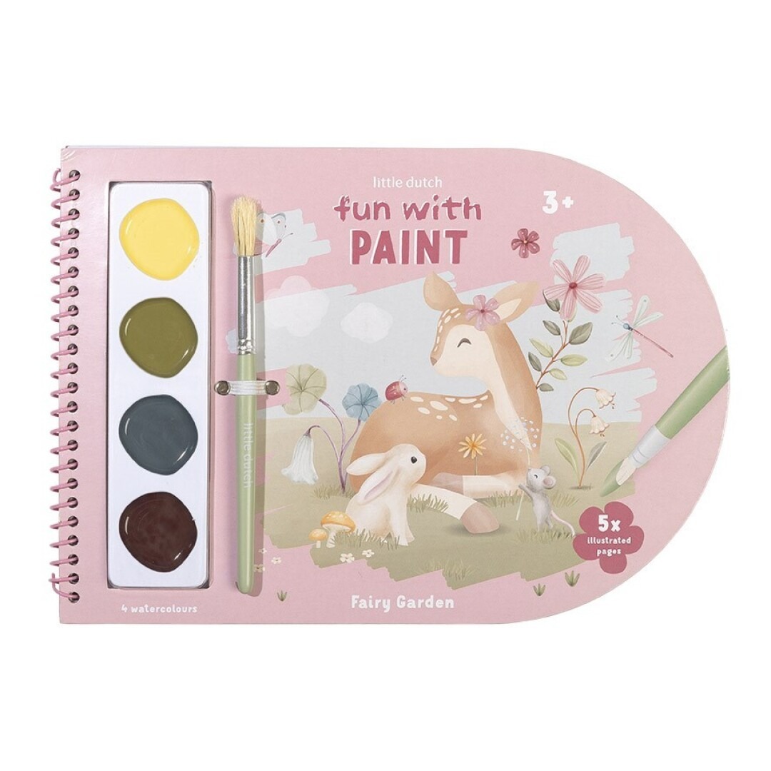 T8KY00017346 Libro de acuarelas para colorear Fairy Garden - Imagen 1