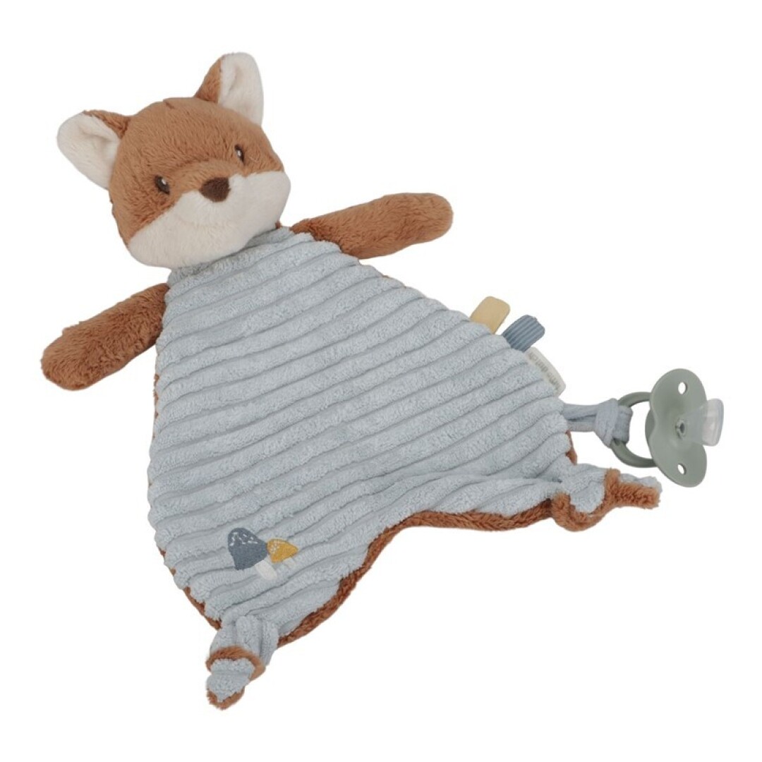 T8KY00017405 Doudou Zorro texturas Forest Friends - Imagen 1