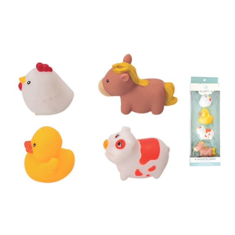 tl956-1 Pack de 4 juguetes de baño Animals - Imagen 1