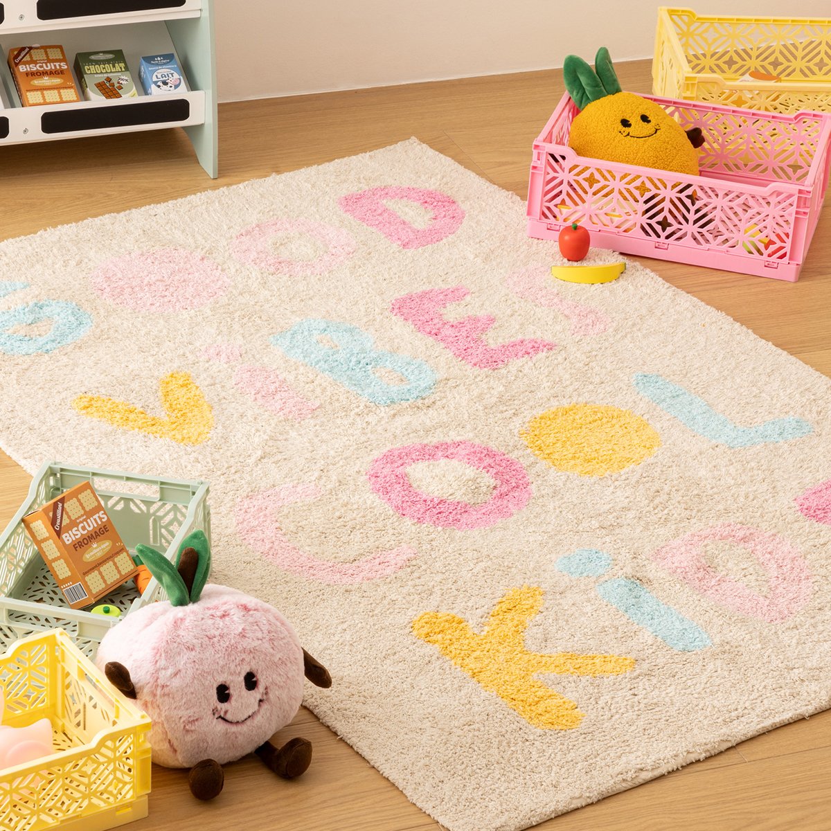 παιδικό-χαλί-100x150-a-s-vibe-205863 (2) Alfombra infantil Good Vibes 100x150cm - Imagen 1