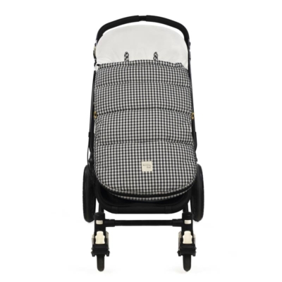 Saco silla invierno I love vichy negro