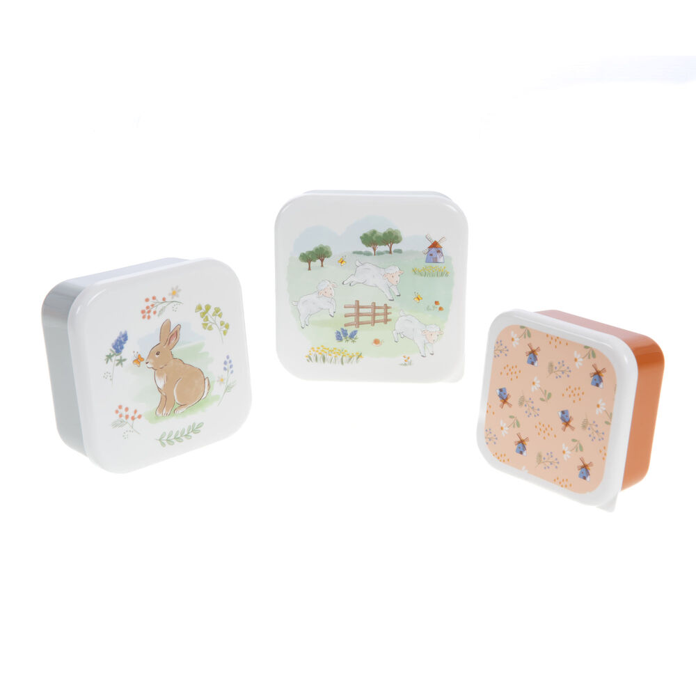 164348 Set de 3 cajitas para alimentos Lapinou - Imagen 1