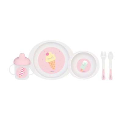Vajilla para microondas 5 piezas Ice Cream