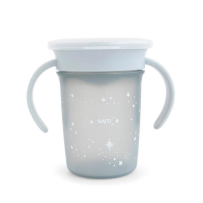 Vaso 360º antigoteo “Amazing Cup” gris