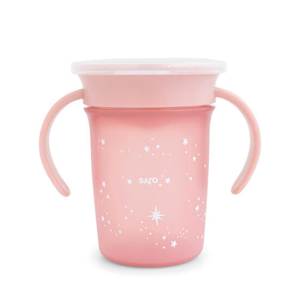 Diseño sin título (12) Vaso 360º antigoteo “Amazing Cup” rosa - Imagen 1