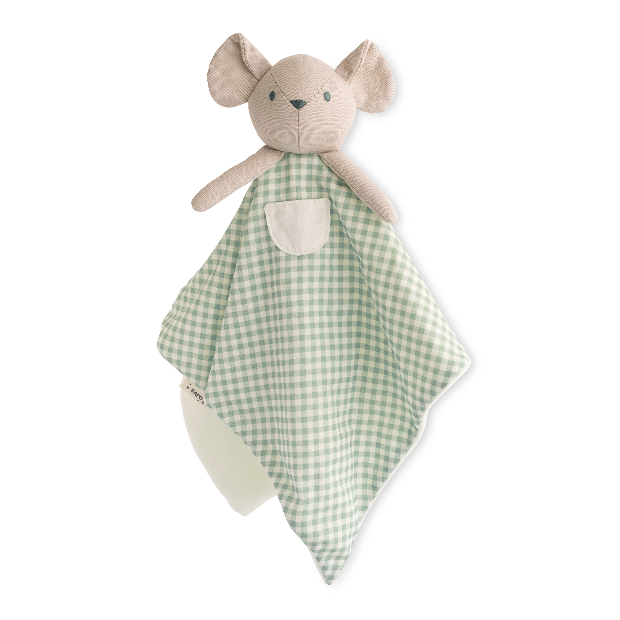 13691 Doudou para bebé Spring Cottage Vichy Green - Imagen 1