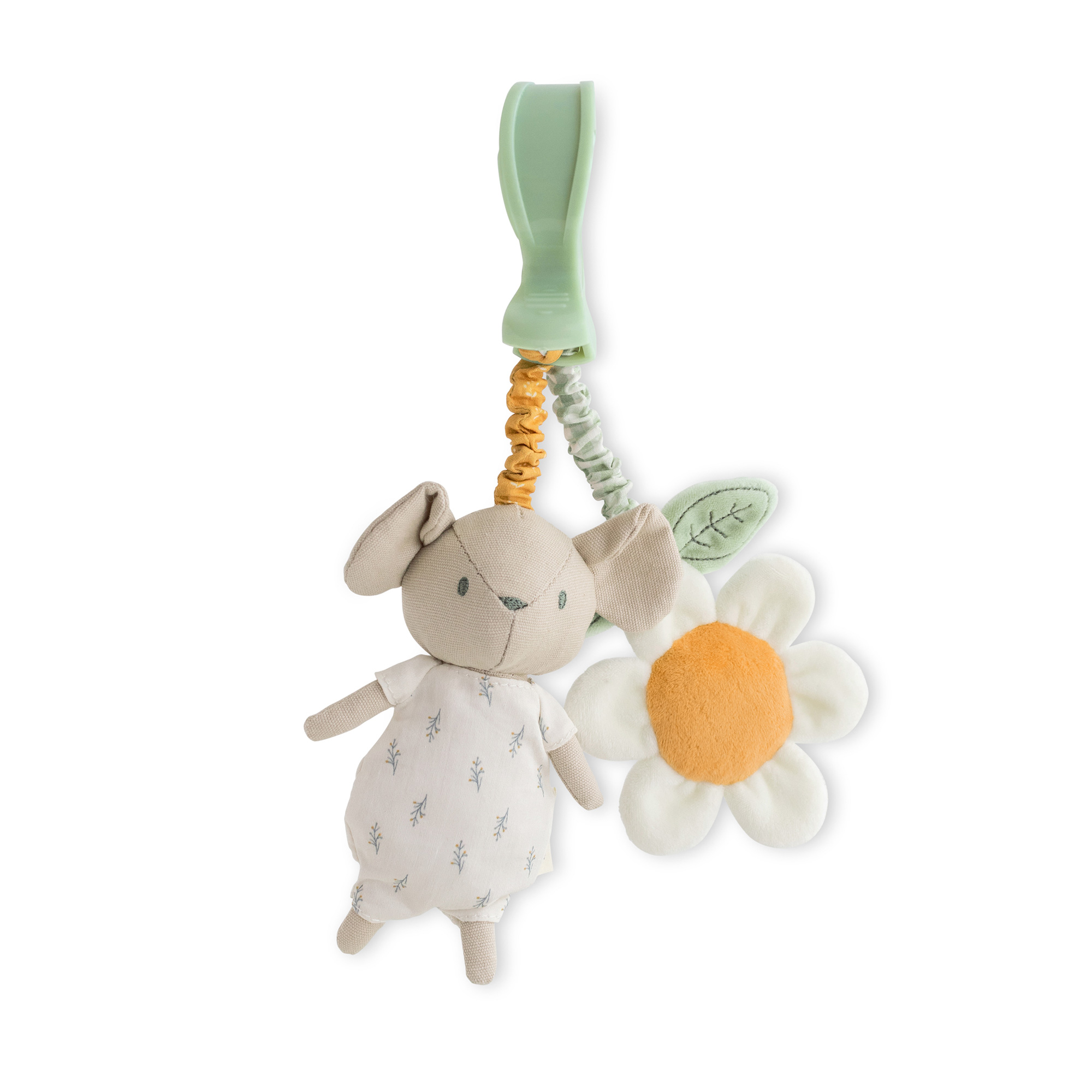 21782 Sonajero con pinza Mousie Spring Cottage Mimosas - Imagen 1