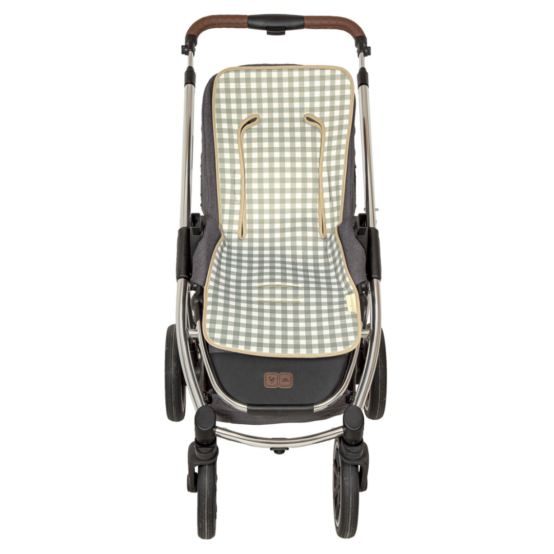 SU2G00002762 Colchoneta para silla universal Vichy Verde - Imagen 1