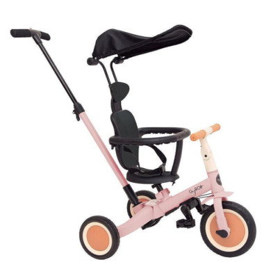 Triciclo multifunción Gyro + 5 en 1 pink
