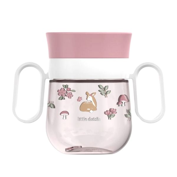 Pequeña granja (1) Vaso antiderrame 360 con asas Fairy Garden - Imagen 1