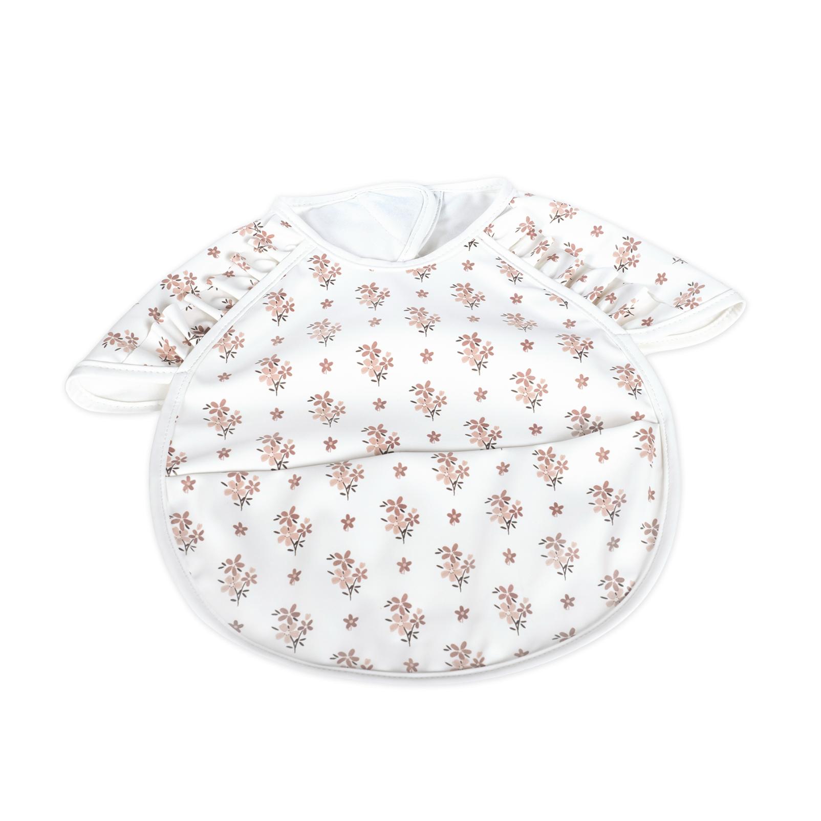 1120800578_a Babero impermeable Botton Flores - Imagen 1