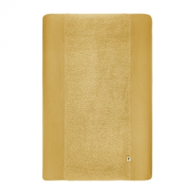 Funda para cambiador de 80cm. plain mostaza