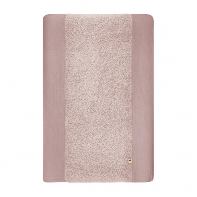 Funda para cambiador de 70cm. plain rosa vintage