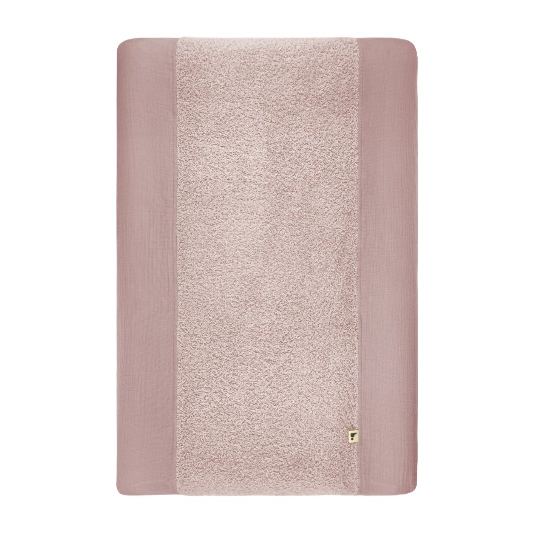 Funda cambiador rosa vintage Funda para cambiador de 80cm. plain rosa vintage - Imagen 1