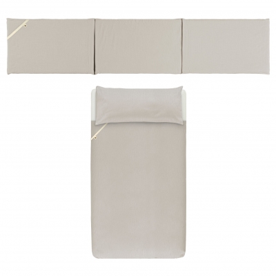 Funda nórdica más protector para cuna de 60 plain piedra