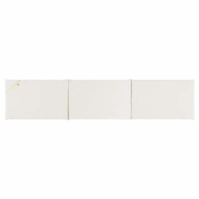 Protector para cuna  de 60cm. plain ecru