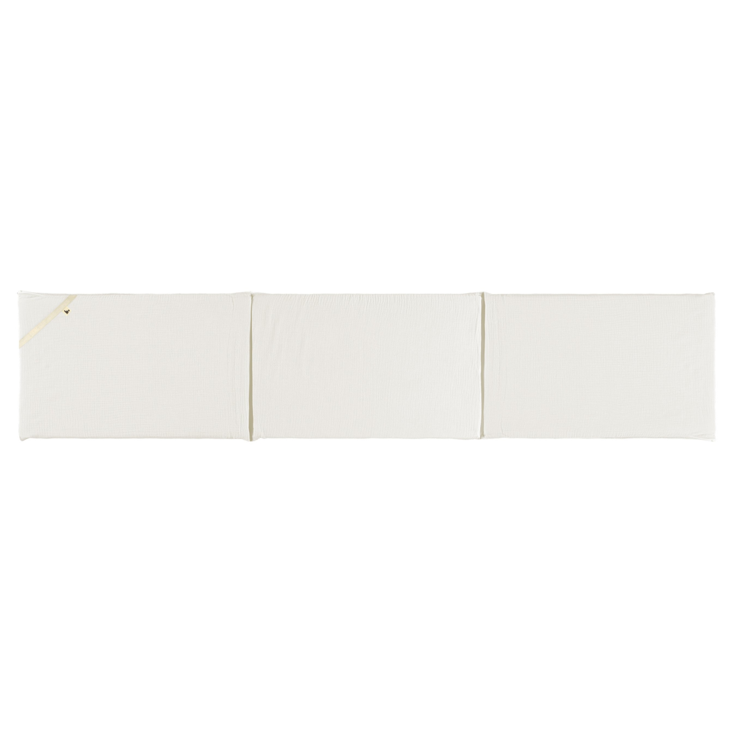 Protector cuna gasa Ecru Protector para cuna de 60cm. plain ecru - Imagen 1