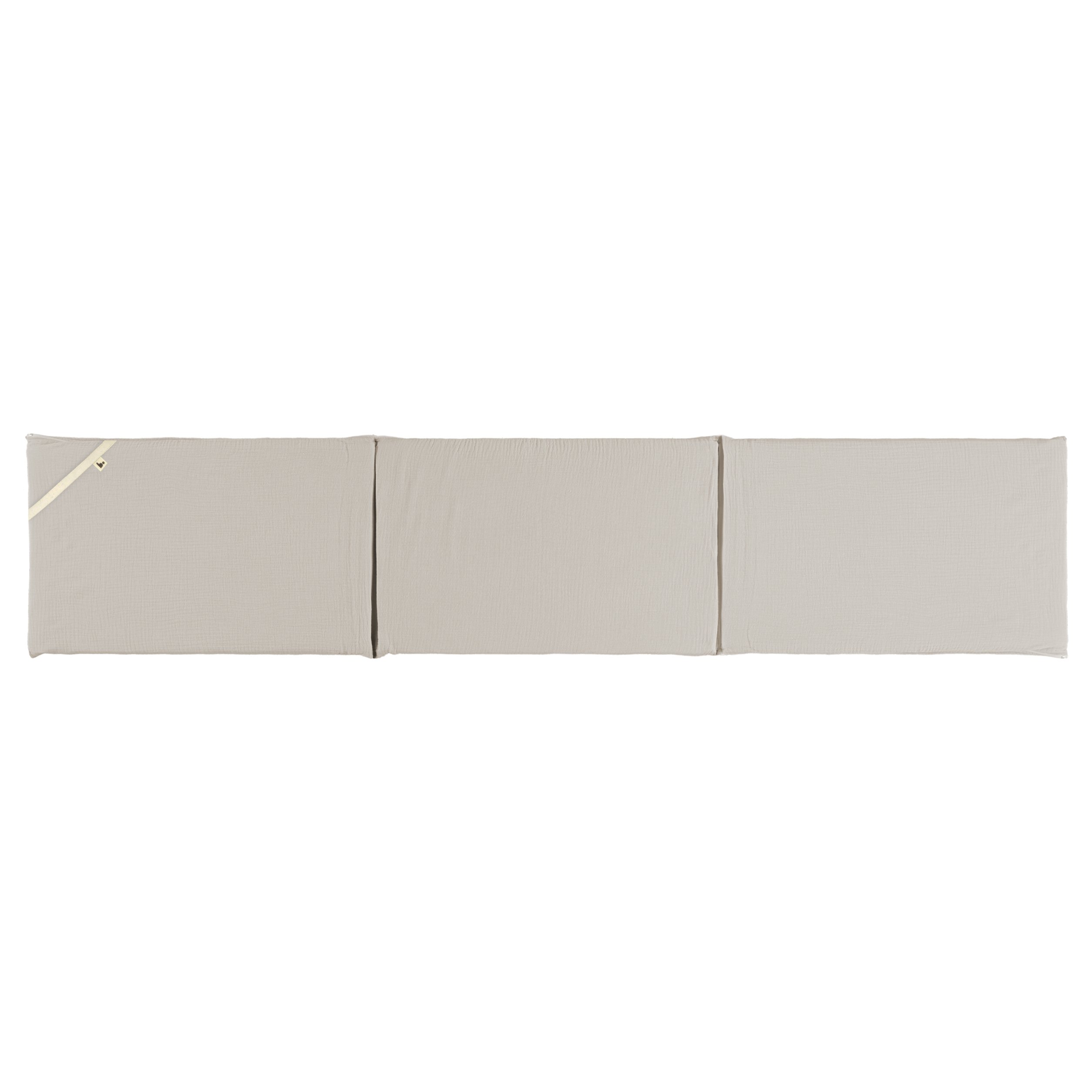 Protector cuna gasa Piedra Protector para cuna de 60cm. plain piedra - Imagen 1