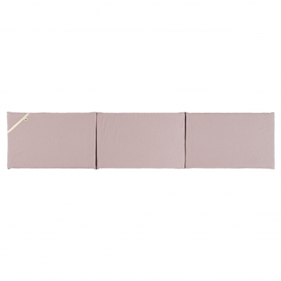 Protector para cuna  de 60cm. plain rosa vintage