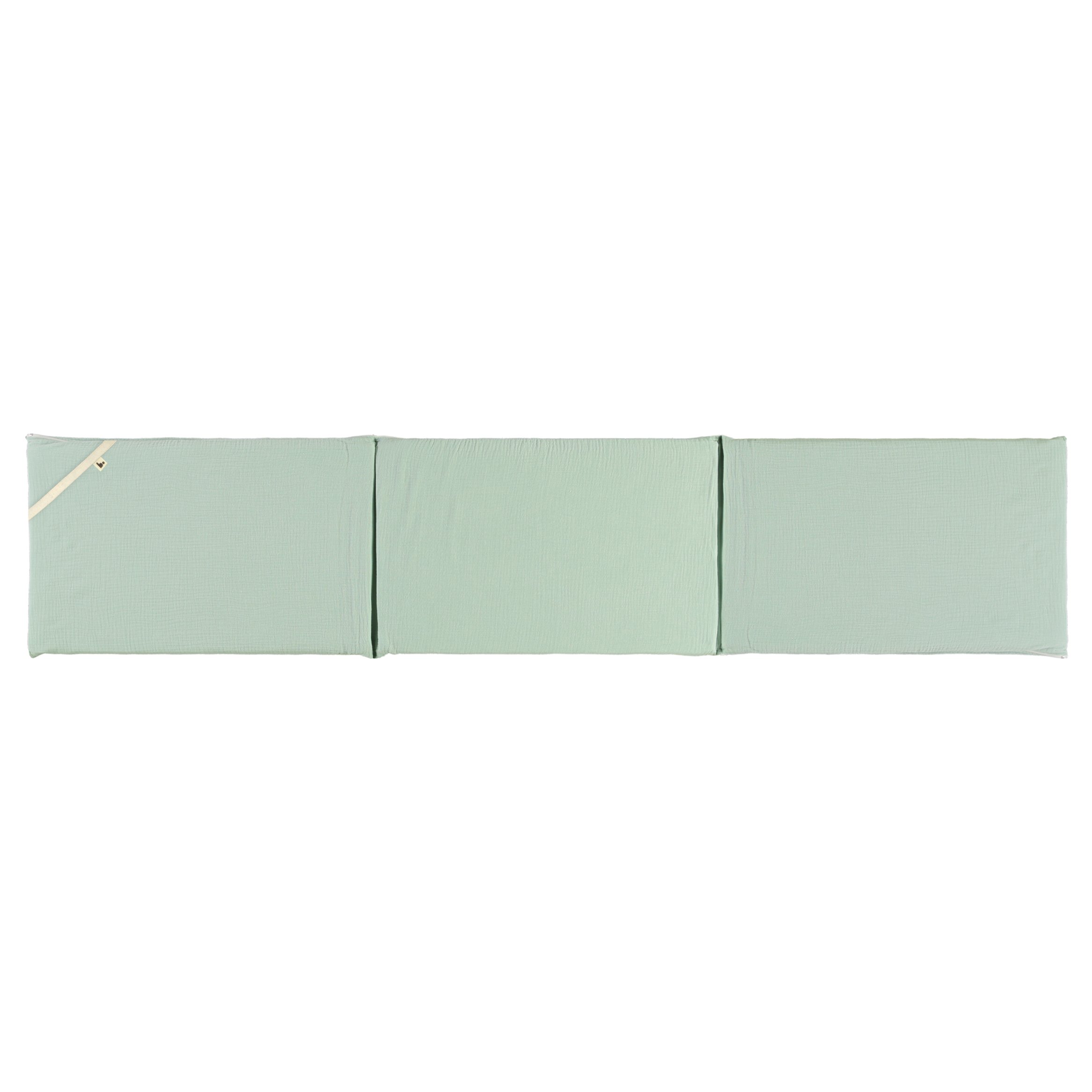 Protector cuna gasa menta Protector para cuna de 60cm. plain menta - Imagen 1