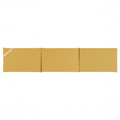Protector para cuna  de 60cm. plain mostaza