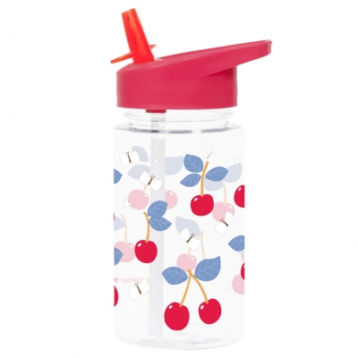 Botella infantil con caña Cerezas