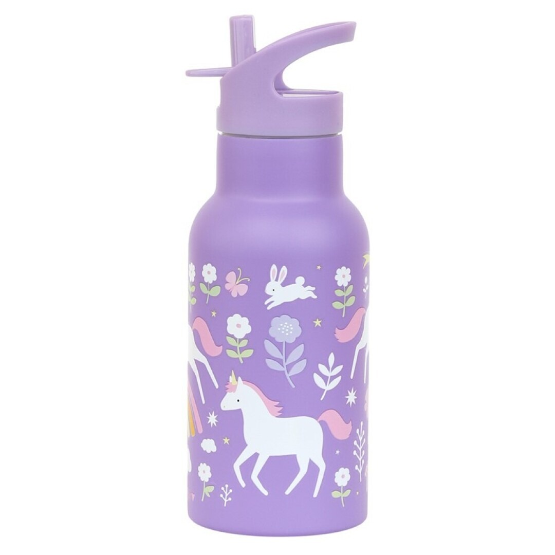imgi_1_T8KY00018581 Botella de acero térmica 350ml. Unicornios - Imagen 1